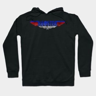 Top Gun Maverick Logo Parody Rooster Red Blue Sliver Danger Zone Hoodie